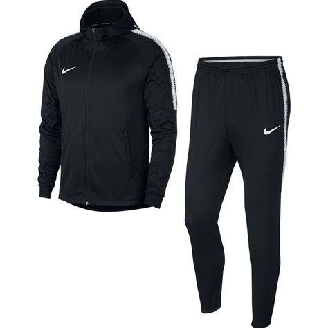 nike dry squad herren fußball trainingsanzug schwarz-weiß|Football Tracksuits .